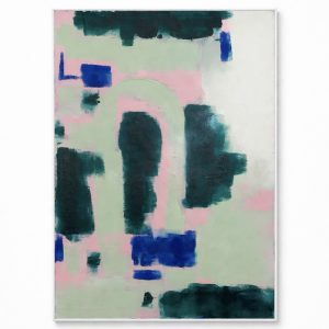 “Urban Pastels" Original Abstract Expressionist Acrylic on Canvas