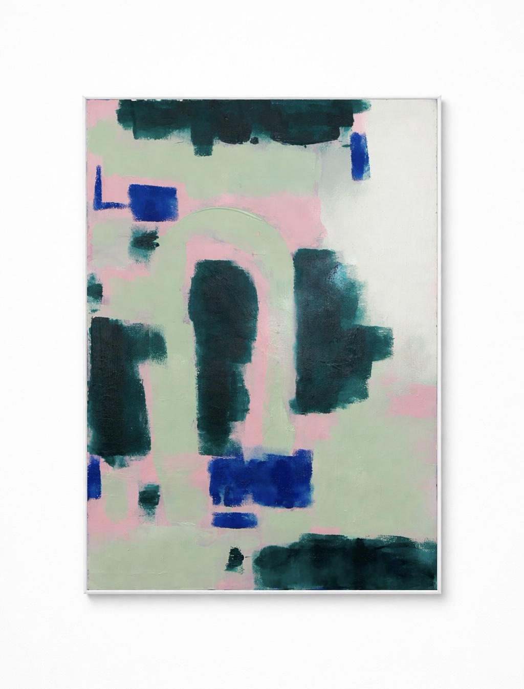 “Urban Pastels” Original Abstract Expressionist Acrylic on Canvas
