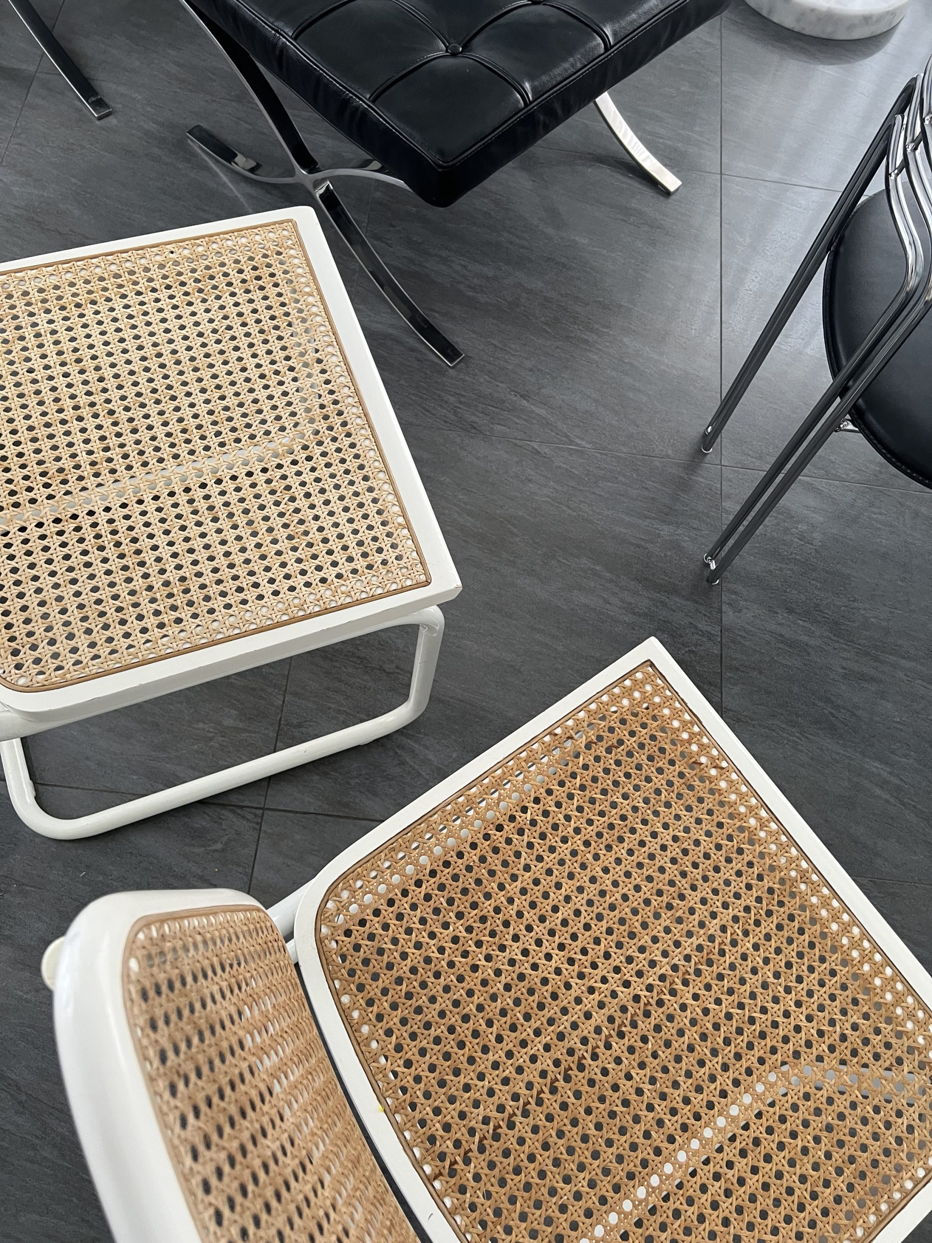 Pair of Vintage Cesca Style Cantilever Chairs - Image 4