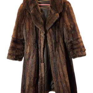 Mink Fur Coat – Size S – Mid-Length