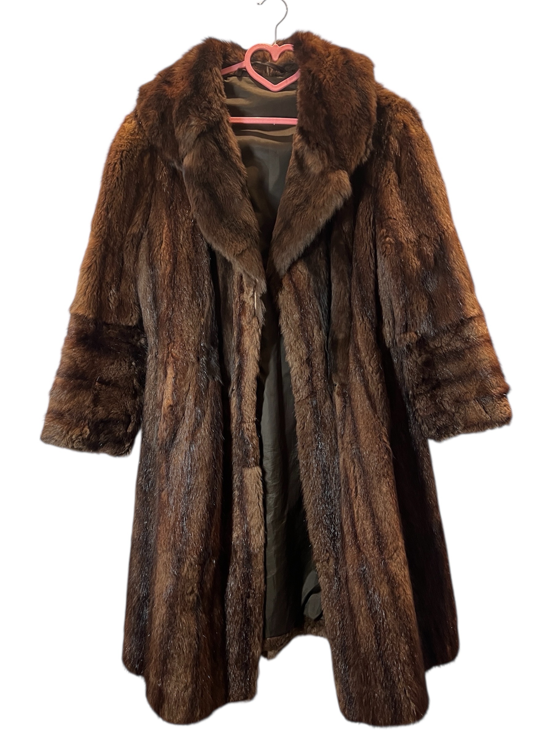 Mink Fur Coat – Size S – Mid-Length