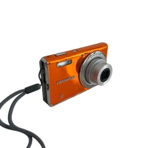 Vintage Compact Digital Camera - Metallic Orange