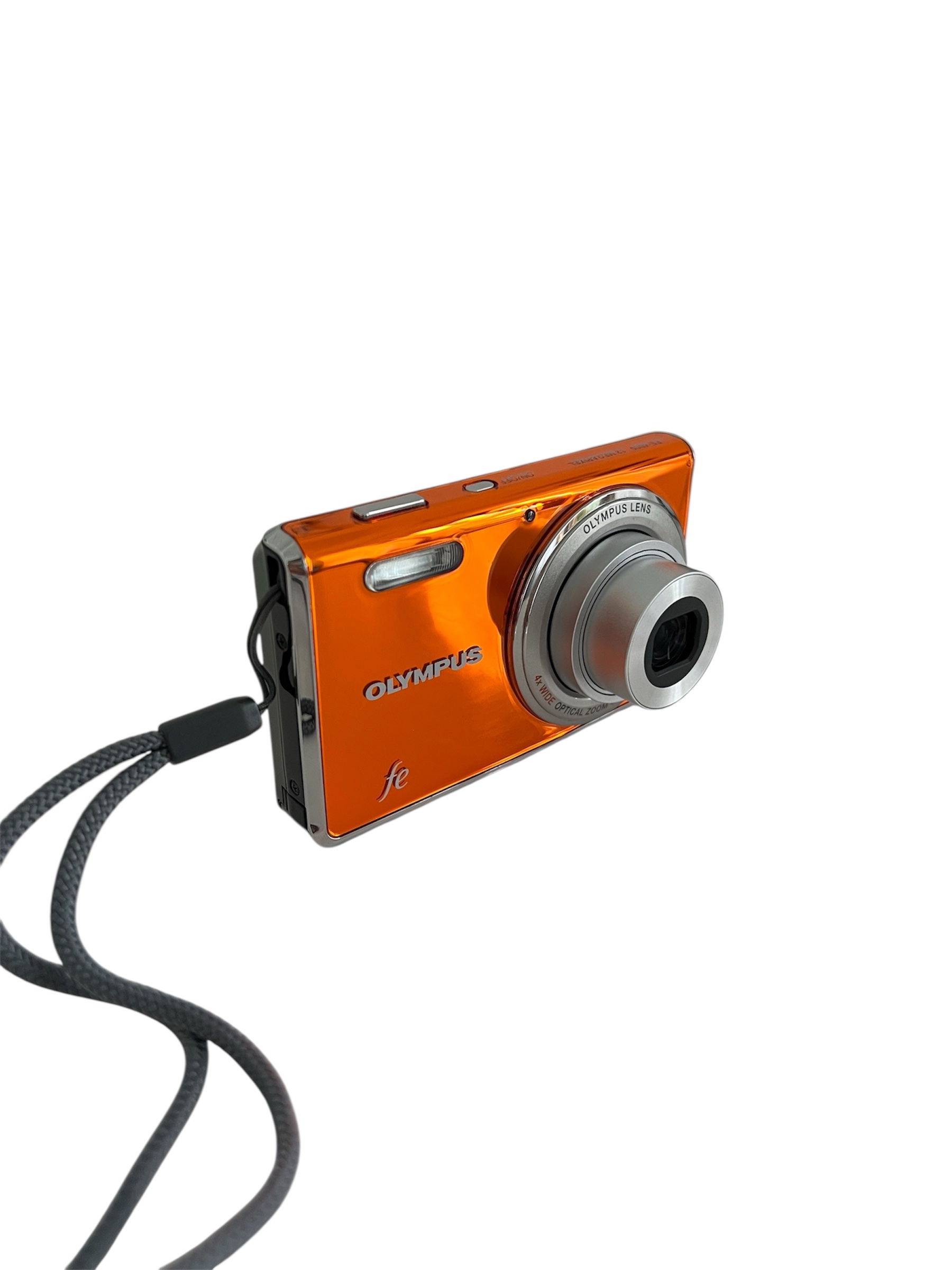 Vintage Compact Digital Camera - Metallic Orange