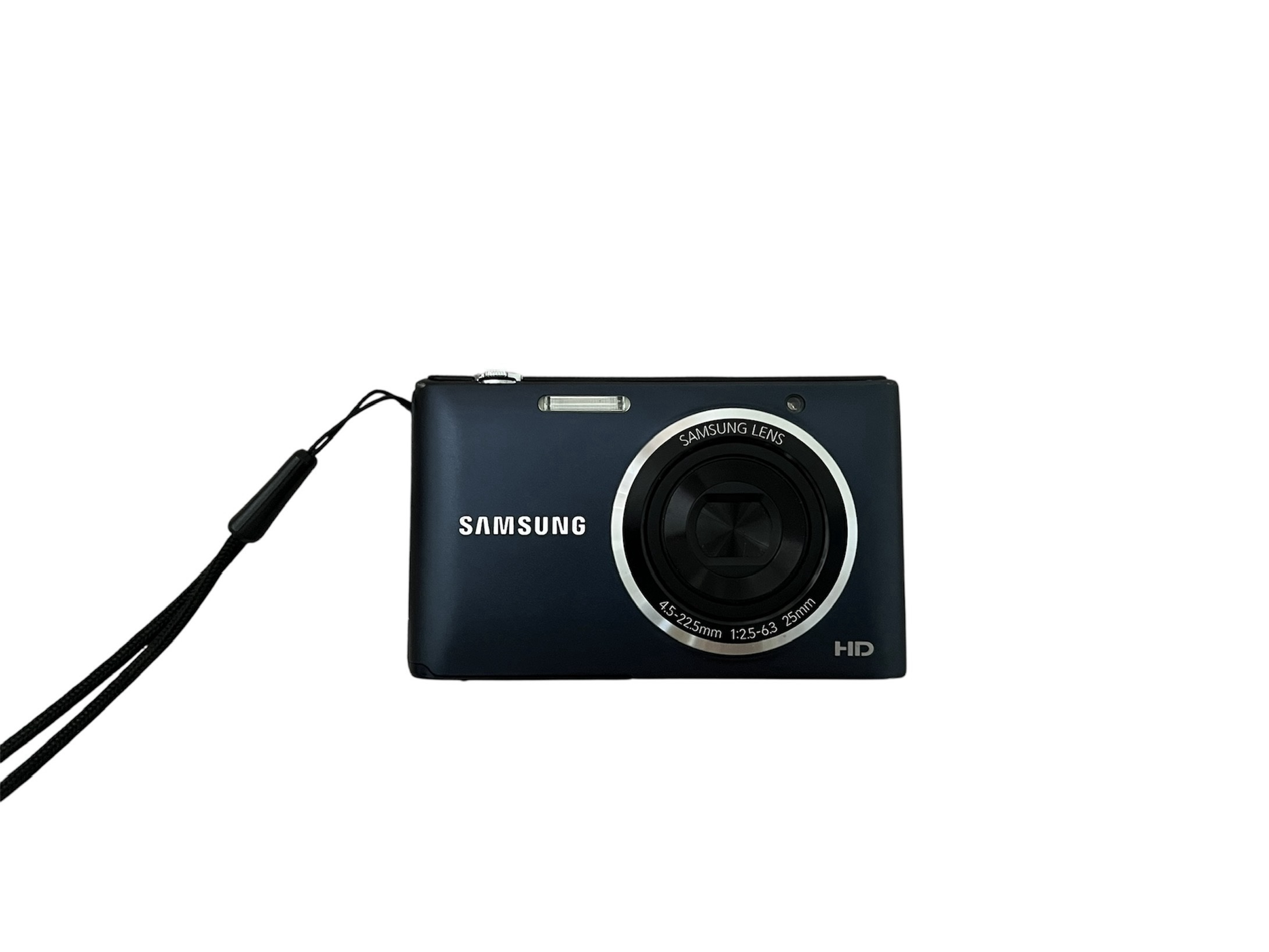 Samsung Compact Digital Camera – Slim Blue Design with Optical Zoom
