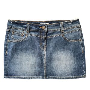 Y2K Low-Rise Denim Mini Skirt – Size S