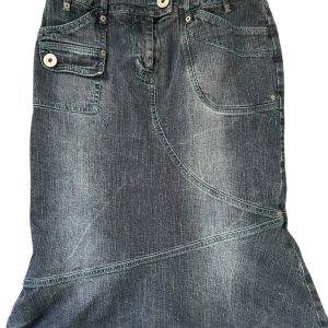 Y2K Denim Skirt - Size S